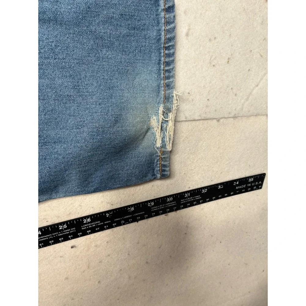 Levis 505 Regular Fit Straight Leg‎ Mens Jeans Medium Wash Blue 36x30
